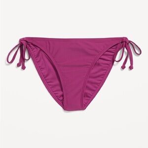 Old Navy Women’s XXL Plum Purple Tie Side Bikini Bottoms NWT Swimwear Summer
